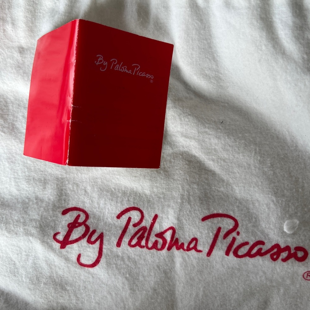 Paloma Picasso Black Convertible Shoulder/Crossbody Bag with Goldtone Details - Picture 7 of 9